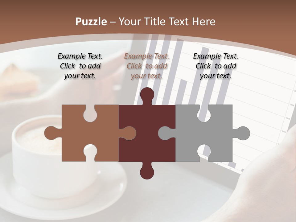 A Person Holding A Tablet With A Bar Chart On It PowerPoint Template