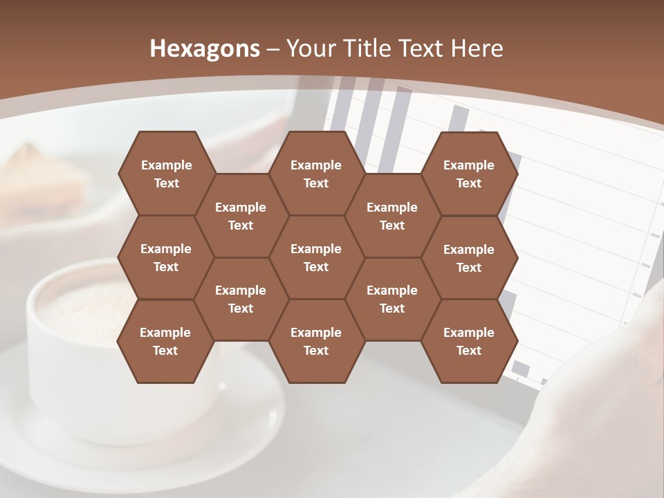 A Person Holding A Tablet With A Bar Chart On It PowerPoint Template