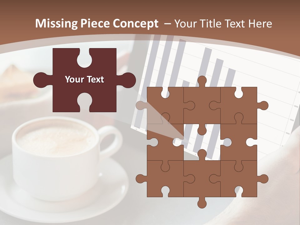 A Person Holding A Tablet With A Bar Chart On It PowerPoint Template