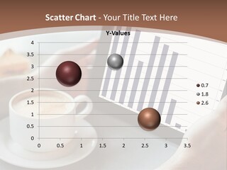 A Person Holding A Tablet With A Bar Chart On It PowerPoint Template