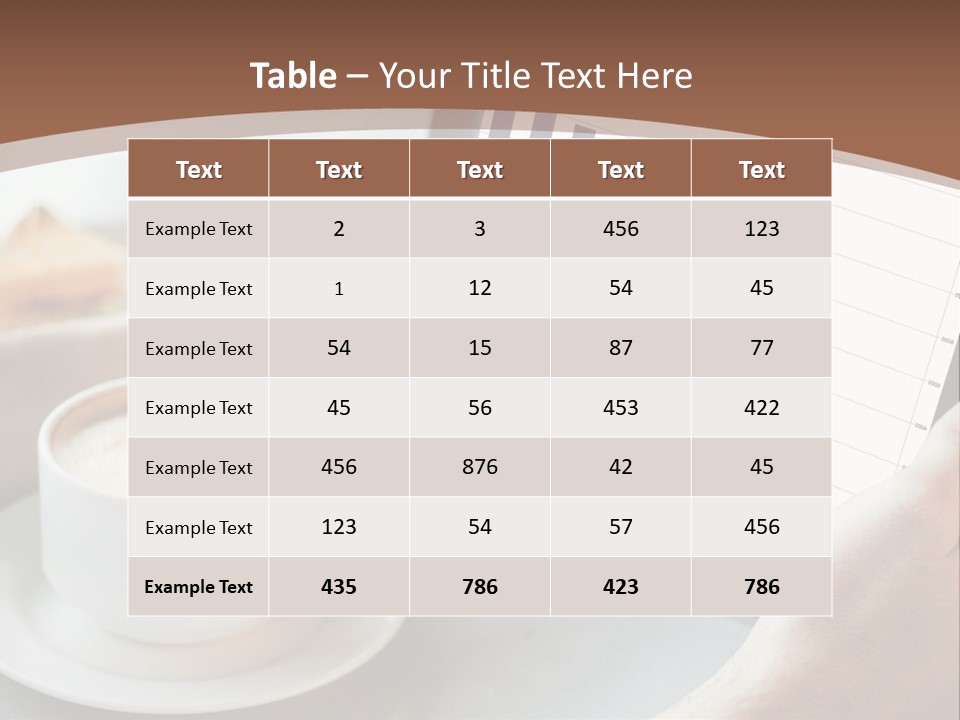 A Person Holding A Tablet With A Bar Chart On It PowerPoint Template
