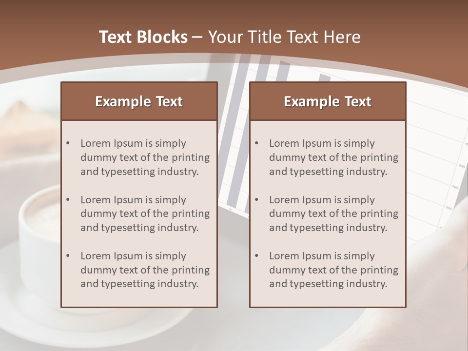 A Person Holding A Tablet With A Bar Chart On It PowerPoint Template