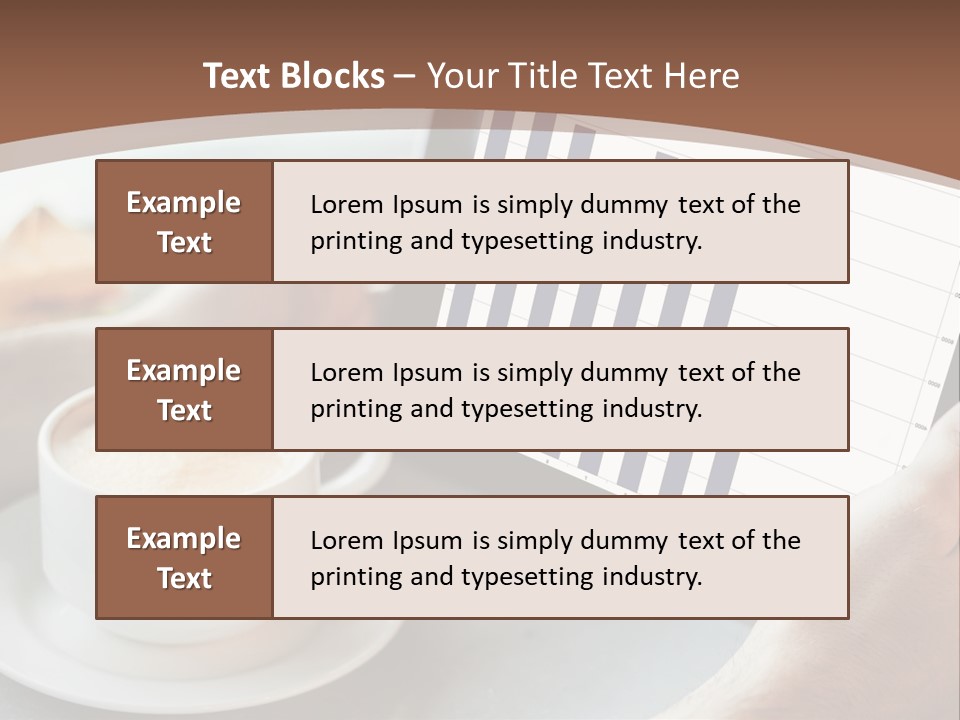 A Person Holding A Tablet With A Bar Chart On It PowerPoint Template