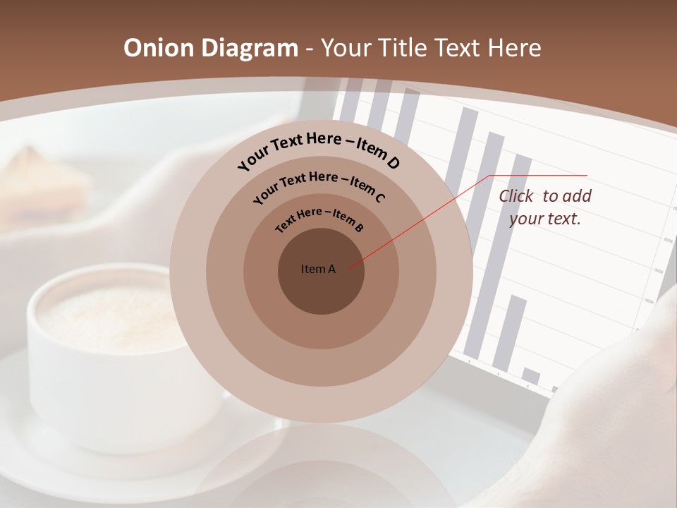 A Person Holding A Tablet With A Bar Chart On It PowerPoint Template
