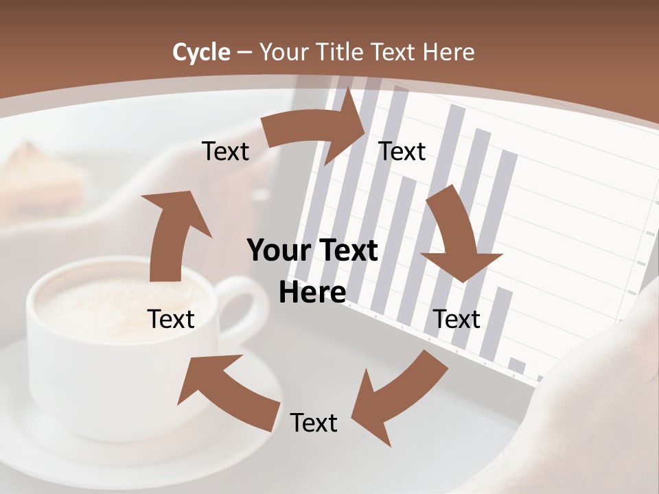 A Person Holding A Tablet With A Bar Chart On It PowerPoint Template