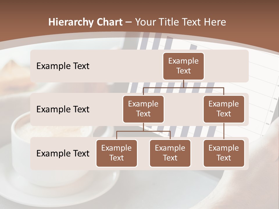 A Person Holding A Tablet With A Bar Chart On It PowerPoint Template