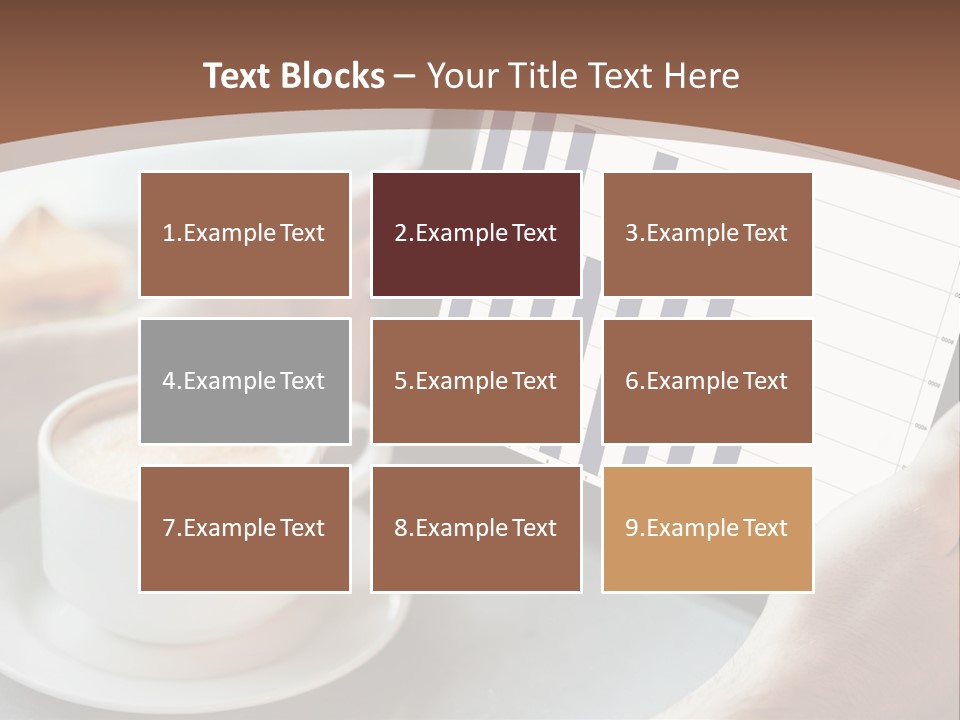 A Person Holding A Tablet With A Bar Chart On It PowerPoint Template