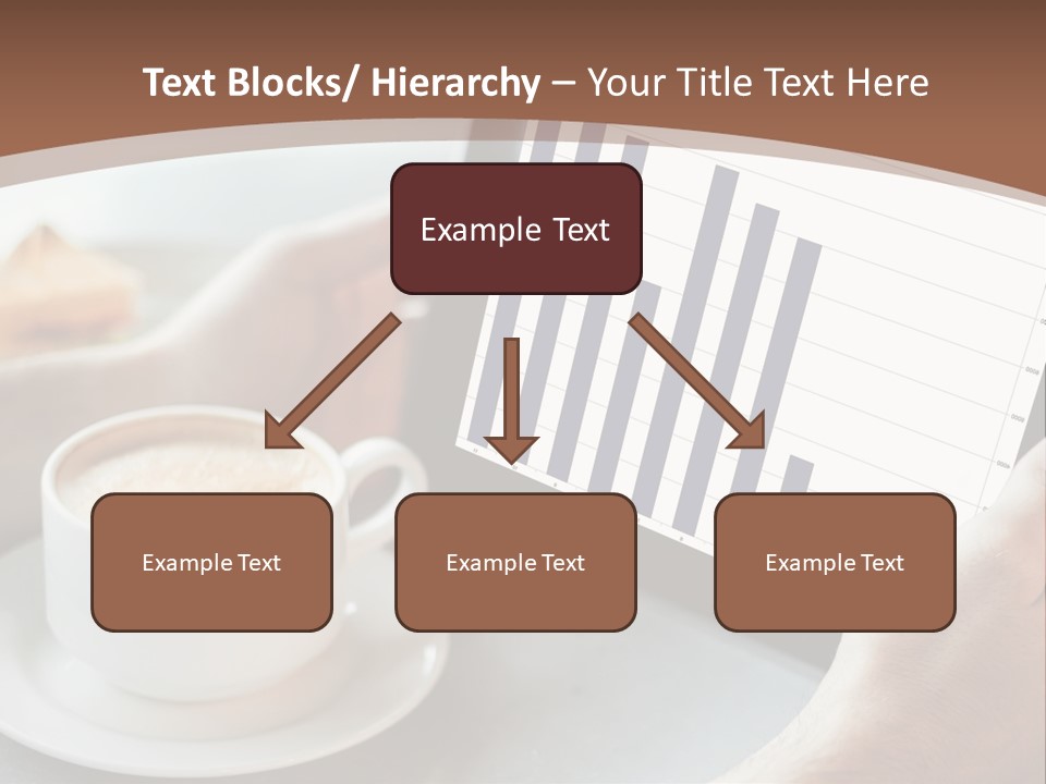 A Person Holding A Tablet With A Bar Chart On It PowerPoint Template
