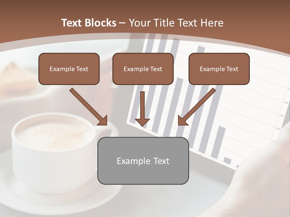 A Person Holding A Tablet With A Bar Chart On It PowerPoint Template
