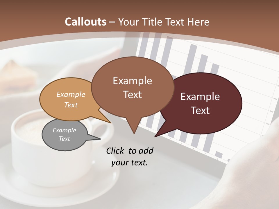 A Person Holding A Tablet With A Bar Chart On It PowerPoint Template
