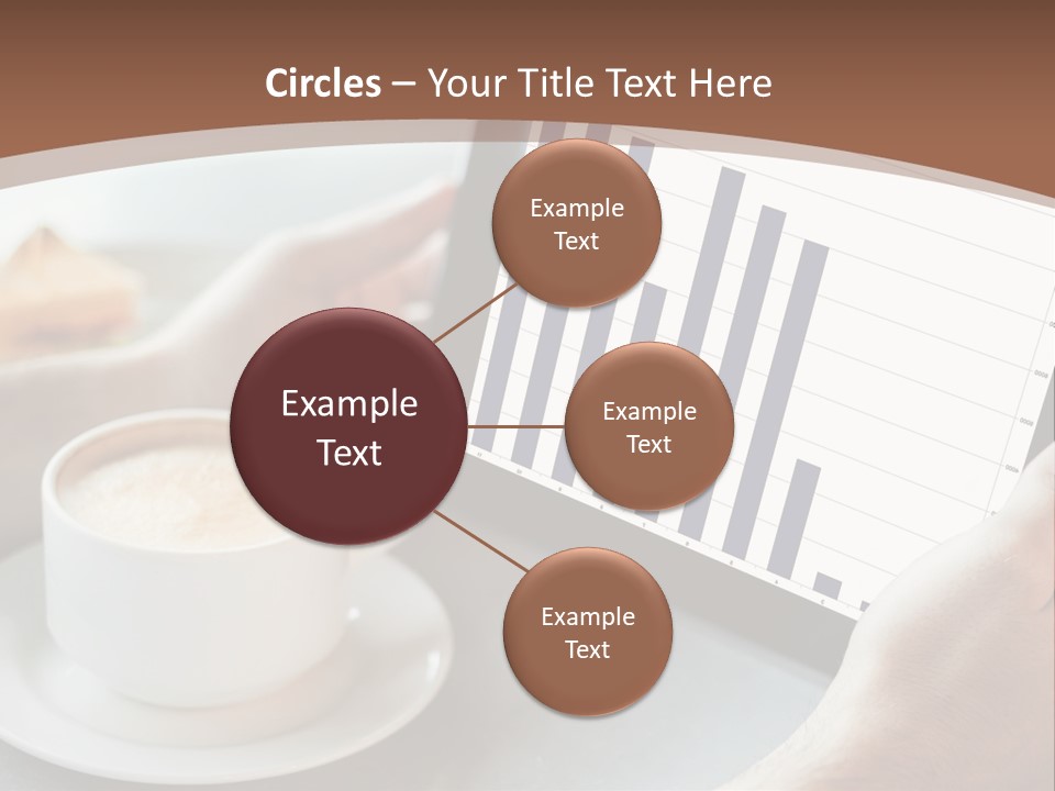 A Person Holding A Tablet With A Bar Chart On It PowerPoint Template