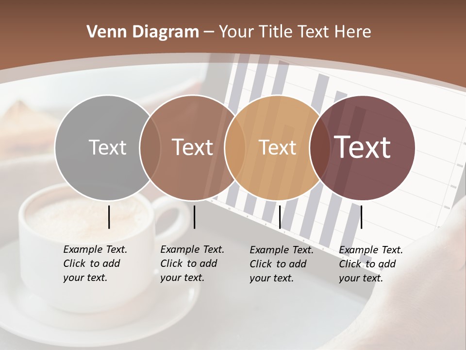A Person Holding A Tablet With A Bar Chart On It PowerPoint Template