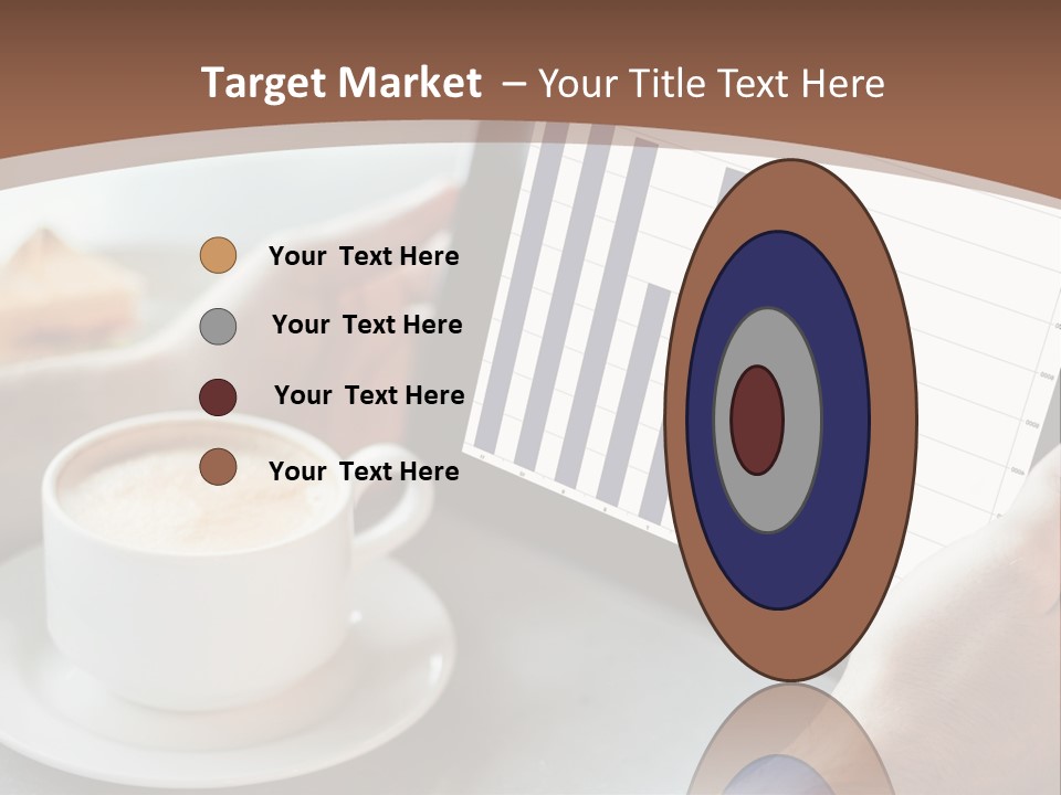 A Person Holding A Tablet With A Bar Chart On It PowerPoint Template