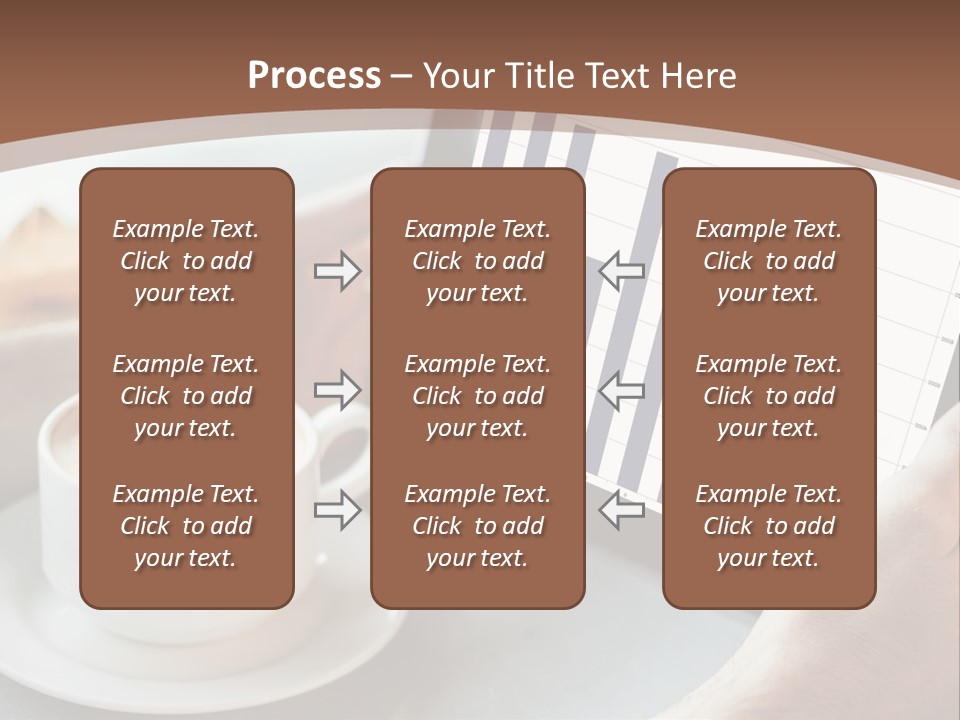 A Person Holding A Tablet With A Bar Chart On It PowerPoint Template