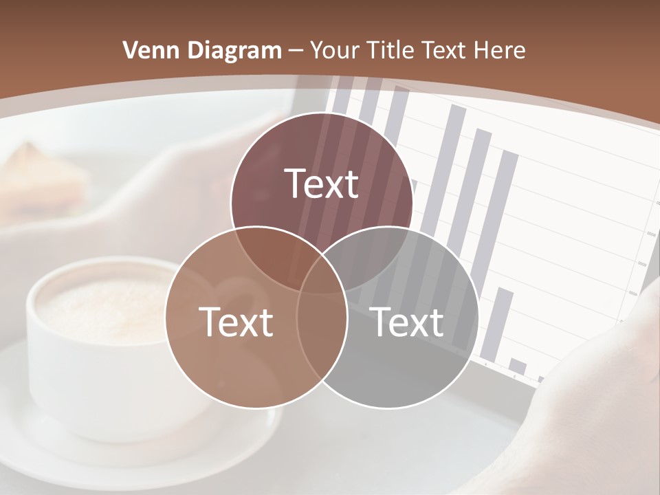 A Person Holding A Tablet With A Bar Chart On It PowerPoint Template