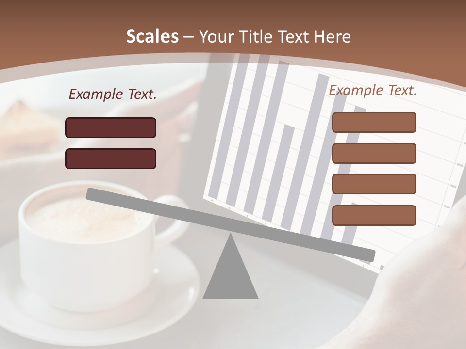 A Person Holding A Tablet With A Bar Chart On It PowerPoint Template