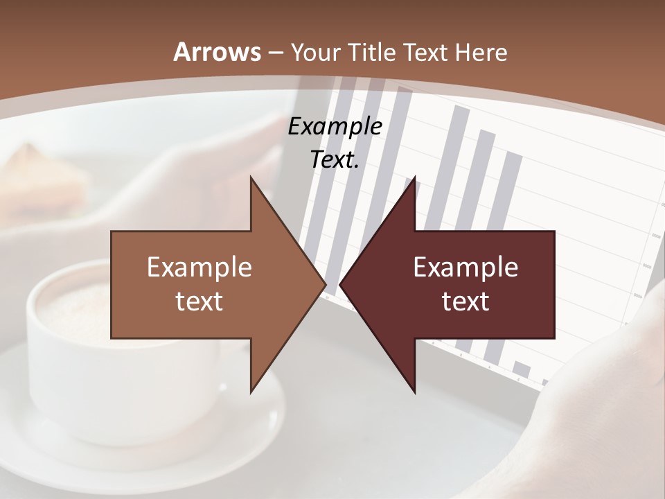 A Person Holding A Tablet With A Bar Chart On It PowerPoint Template