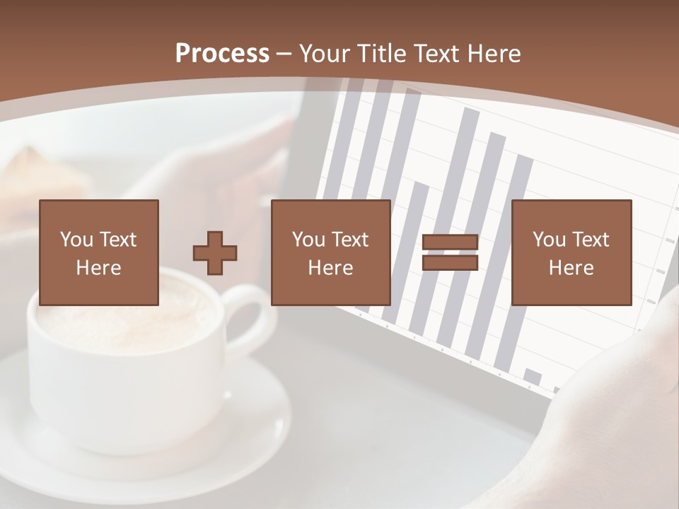 A Person Holding A Tablet With A Bar Chart On It PowerPoint Template