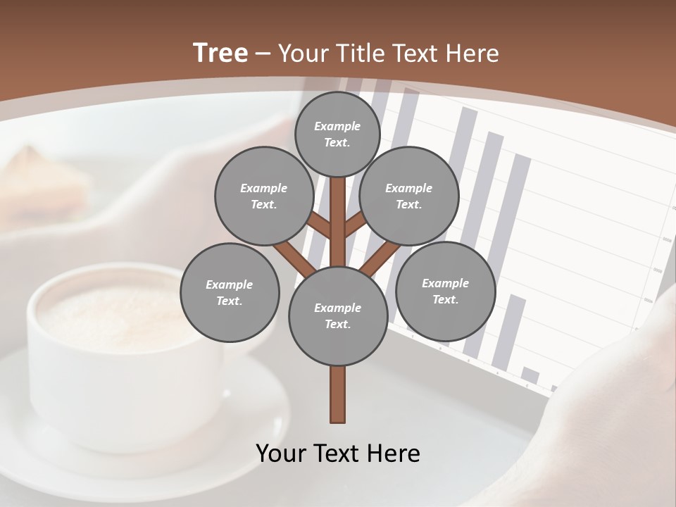 A Person Holding A Tablet With A Bar Chart On It PowerPoint Template
