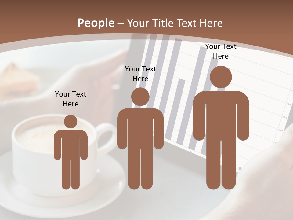 A Person Holding A Tablet With A Bar Chart On It PowerPoint Template