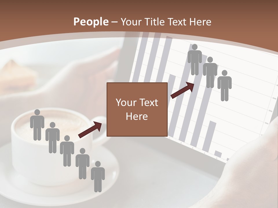 A Person Holding A Tablet With A Bar Chart On It PowerPoint Template