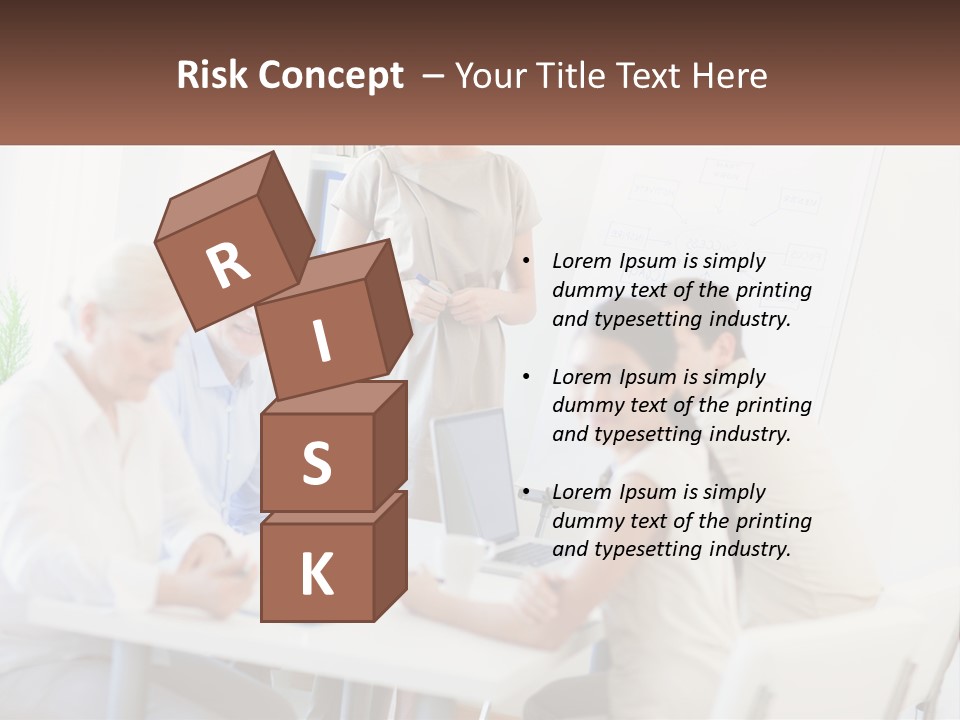 A Group Of People Sitting Around A Table PowerPoint Template