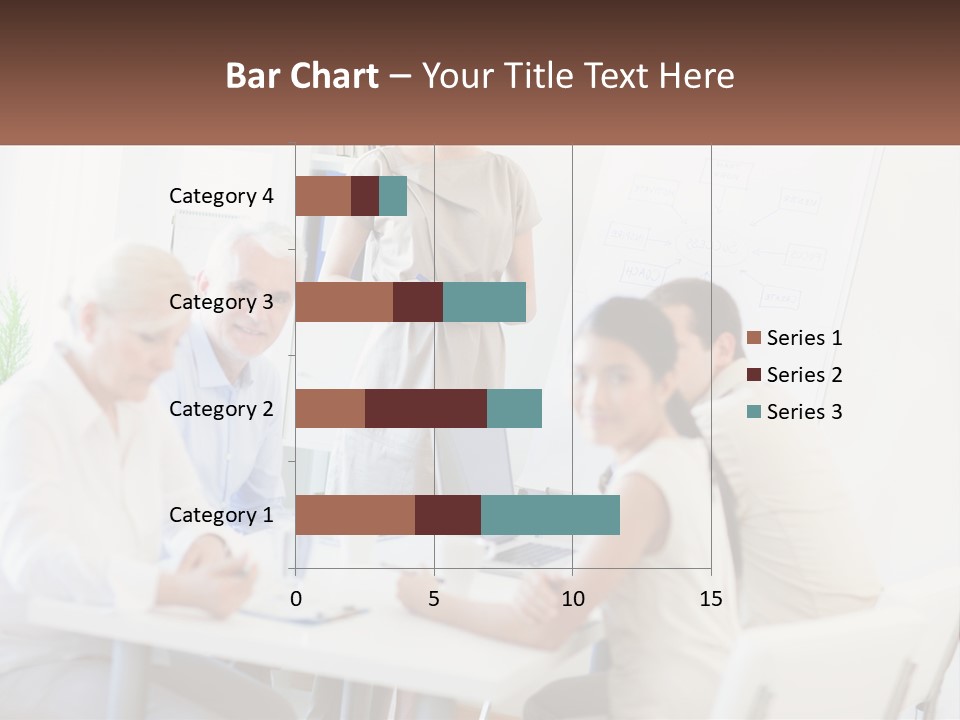 A Group Of People Sitting Around A Table PowerPoint Template