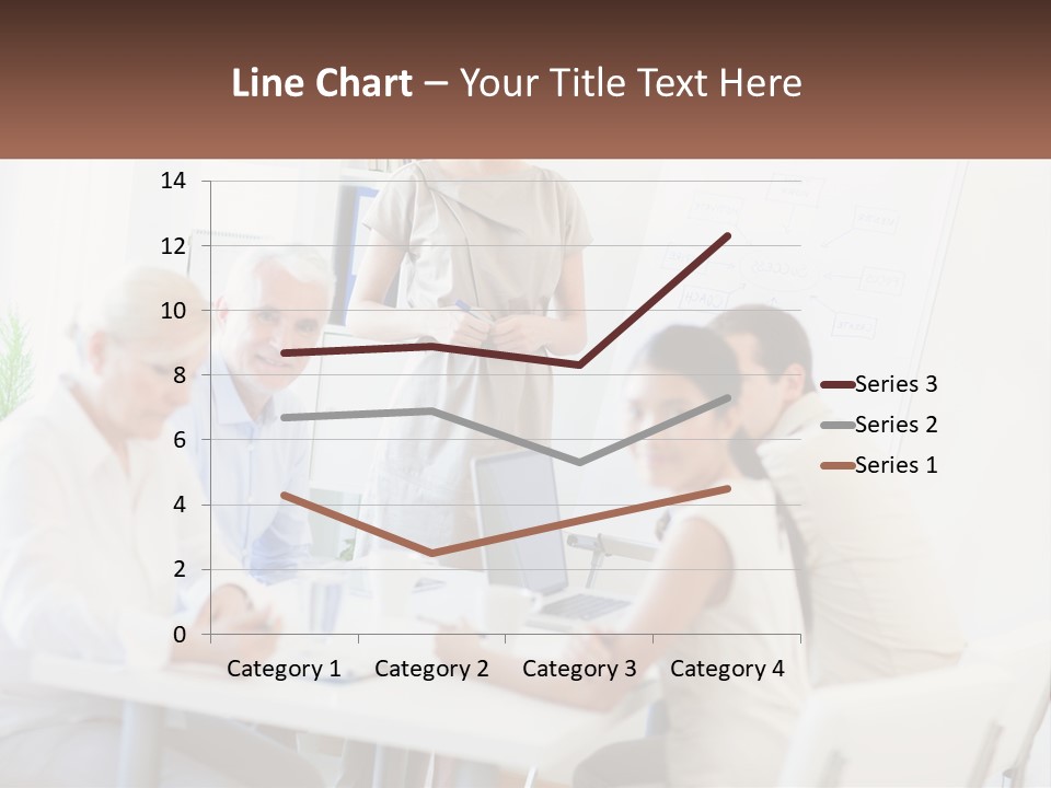 A Group Of People Sitting Around A Table PowerPoint Template