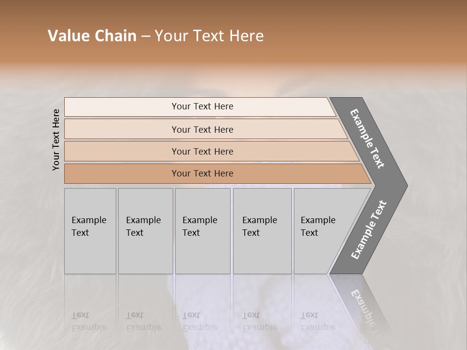 A Woman Wearing A Purple Mitt And A Fur Coat PowerPoint Template