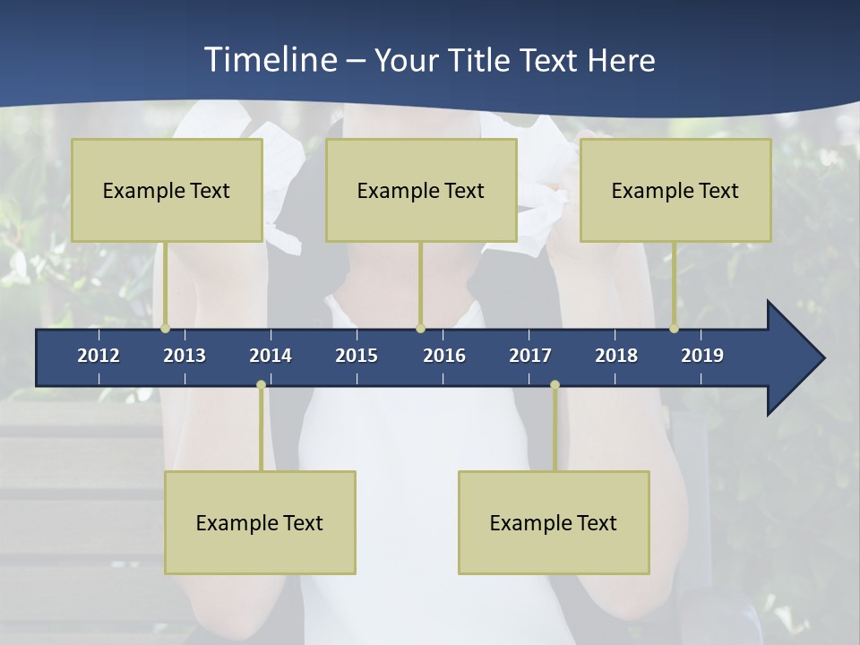 A Woman Sitting On A Bench Holding A Piece Of Paper PowerPoint Template
