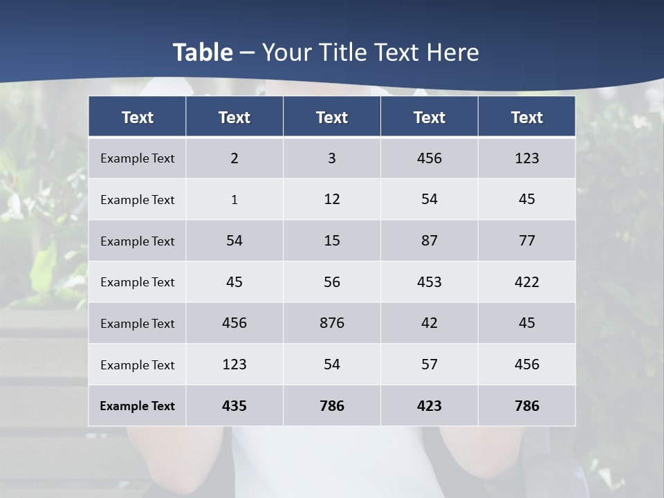 A Woman Sitting On A Bench Holding A Piece Of Paper PowerPoint Template