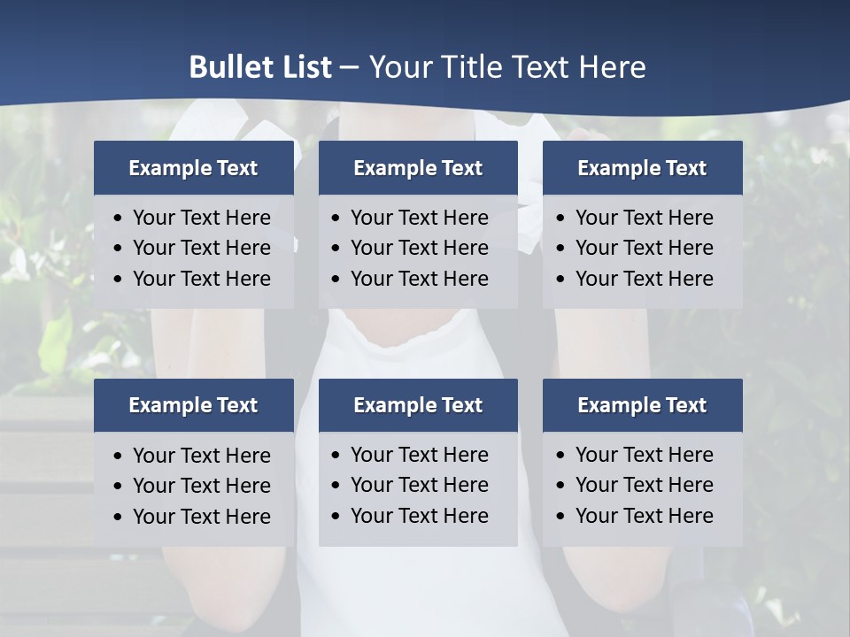 A Woman Sitting On A Bench Holding A Piece Of Paper PowerPoint Template