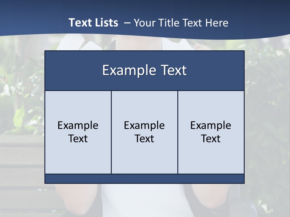 A Woman Sitting On A Bench Holding A Piece Of Paper PowerPoint Template