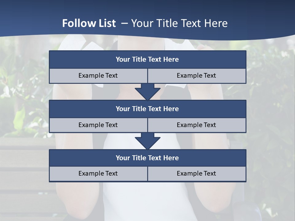 A Woman Sitting On A Bench Holding A Piece Of Paper PowerPoint Template