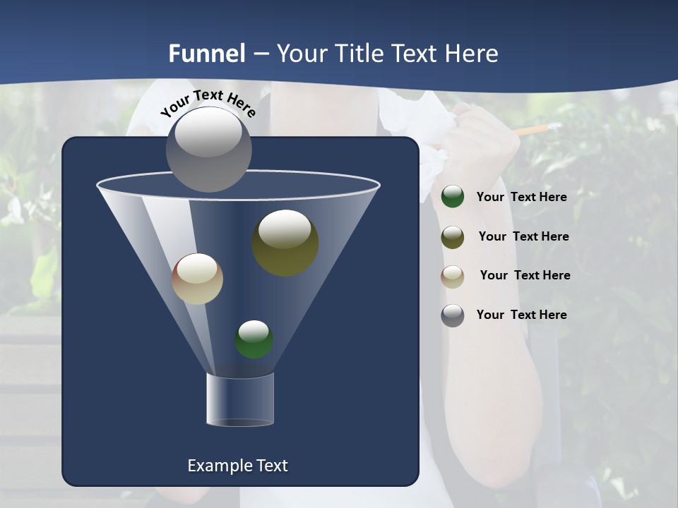 A Woman Sitting On A Bench Holding A Piece Of Paper PowerPoint Template