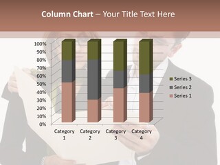 A Man And Woman Looking At A Piece Of Paper PowerPoint Template