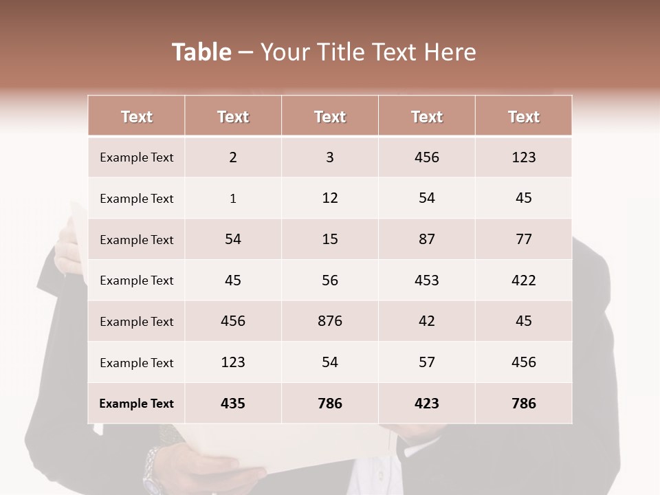 A Man And Woman Looking At A Piece Of Paper PowerPoint Template