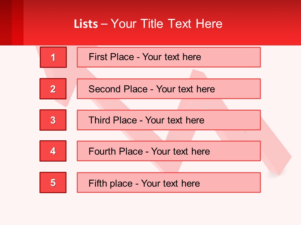 A Red Arrow With A White Background PowerPoint Template