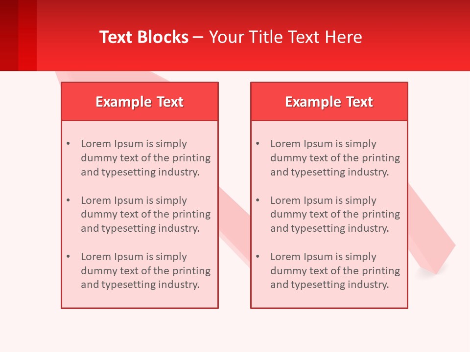 A Red Arrow With A White Background PowerPoint Template