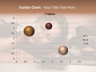 A Woman Getting A Chocolate Facial Mask On Her Face PowerPoint Template
