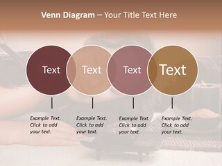 A Woman Getting A Chocolate Facial Mask On Her Face PowerPoint Template