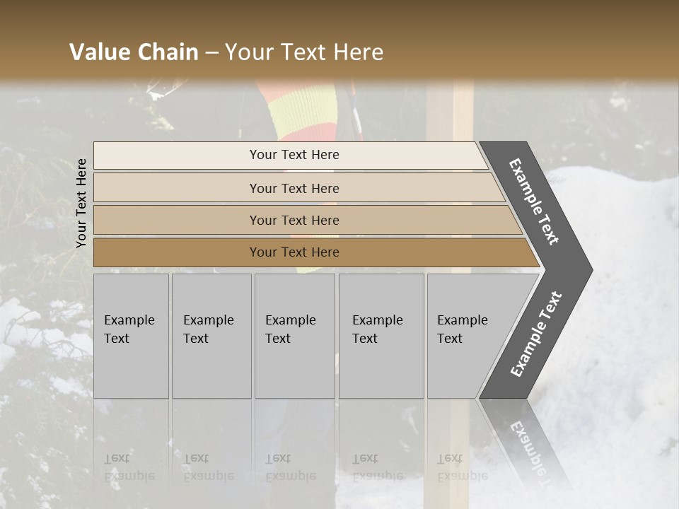 A Person Standing Next To A Bird Feeder In The Snow PowerPoint Template