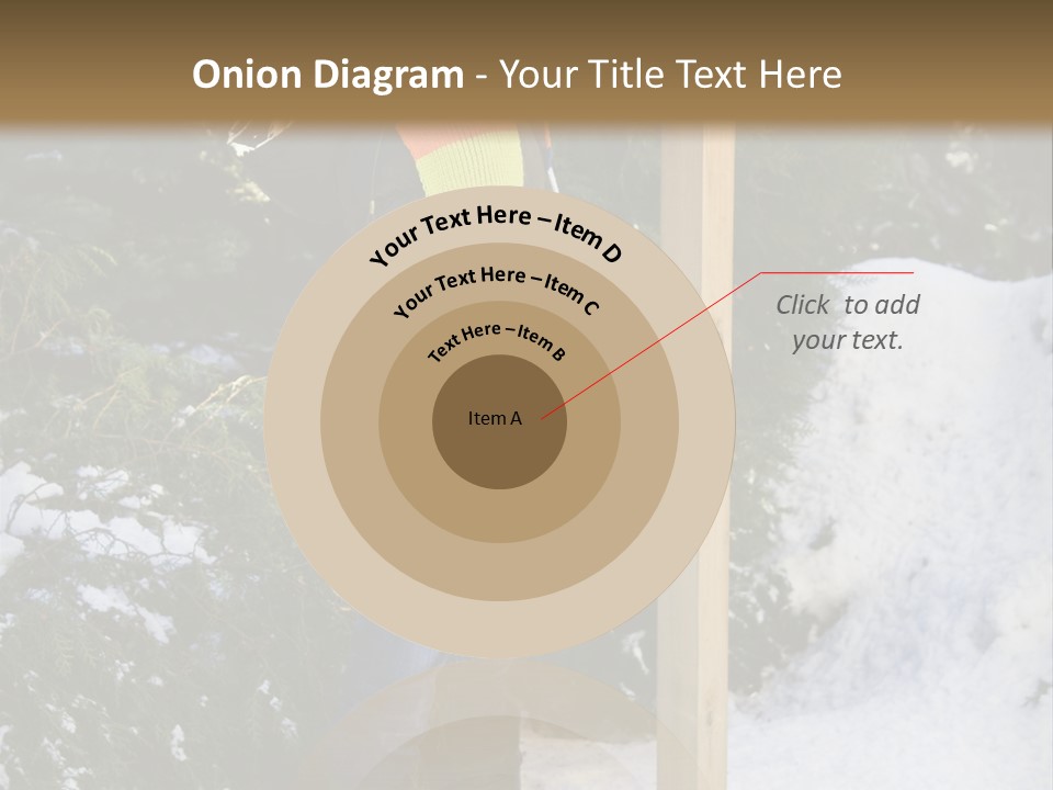 A Person Standing Next To A Bird Feeder In The Snow PowerPoint Template