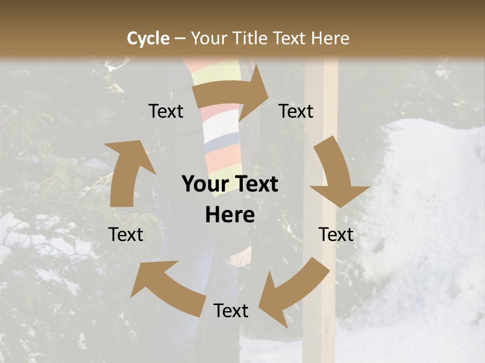 A Person Standing Next To A Bird Feeder In The Snow PowerPoint Template