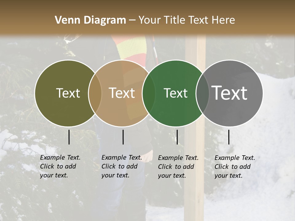 A Person Standing Next To A Bird Feeder In The Snow PowerPoint Template