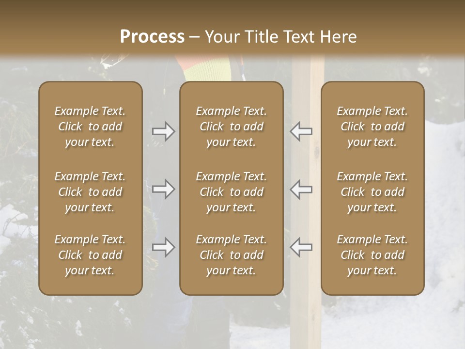 A Person Standing Next To A Bird Feeder In The Snow PowerPoint Template