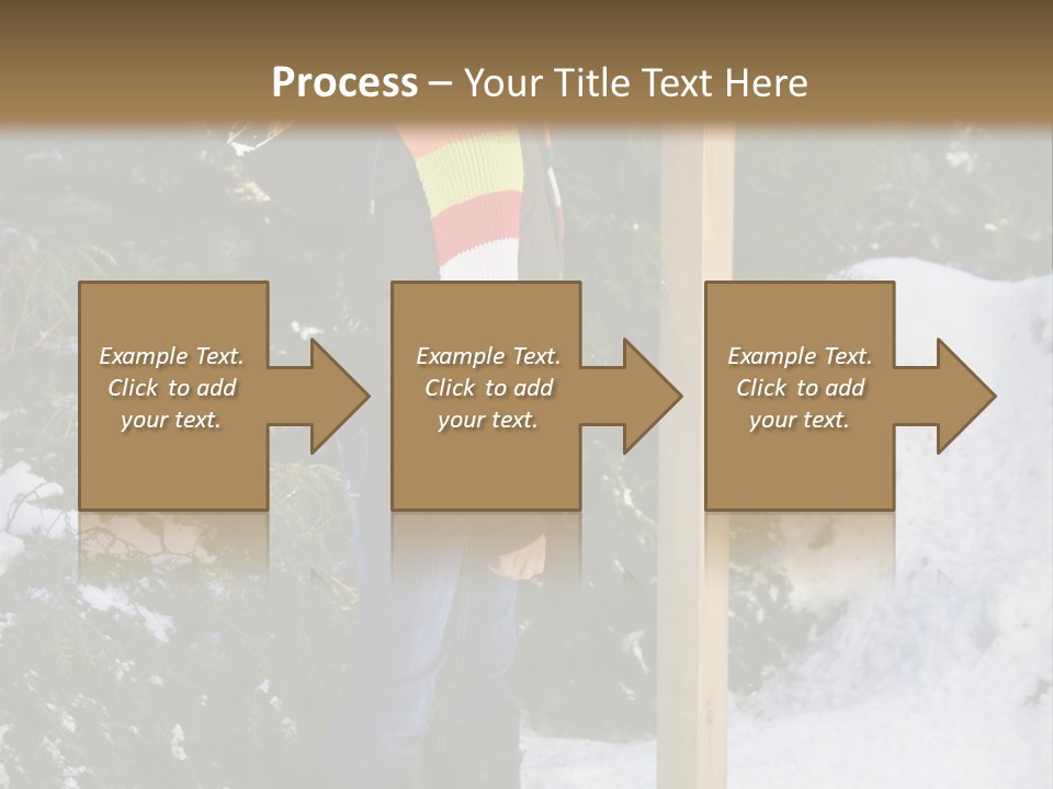 A Person Standing Next To A Bird Feeder In The Snow PowerPoint Template