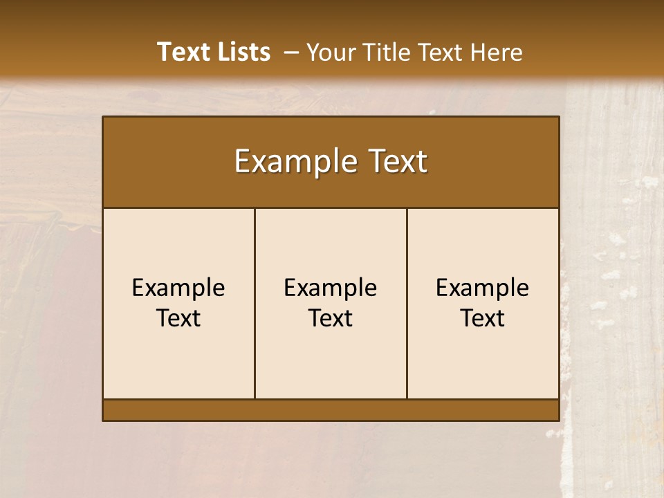 A Brown And Orange Abstract Background With A White Border PowerPoint Template