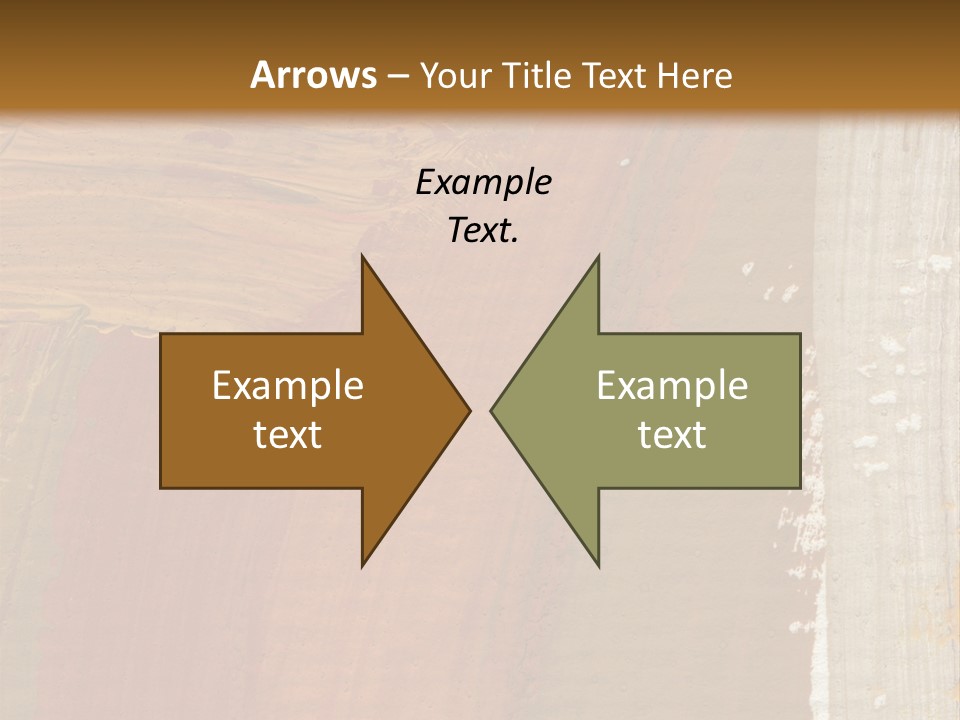 A Brown And Orange Abstract Background With A White Border PowerPoint Template