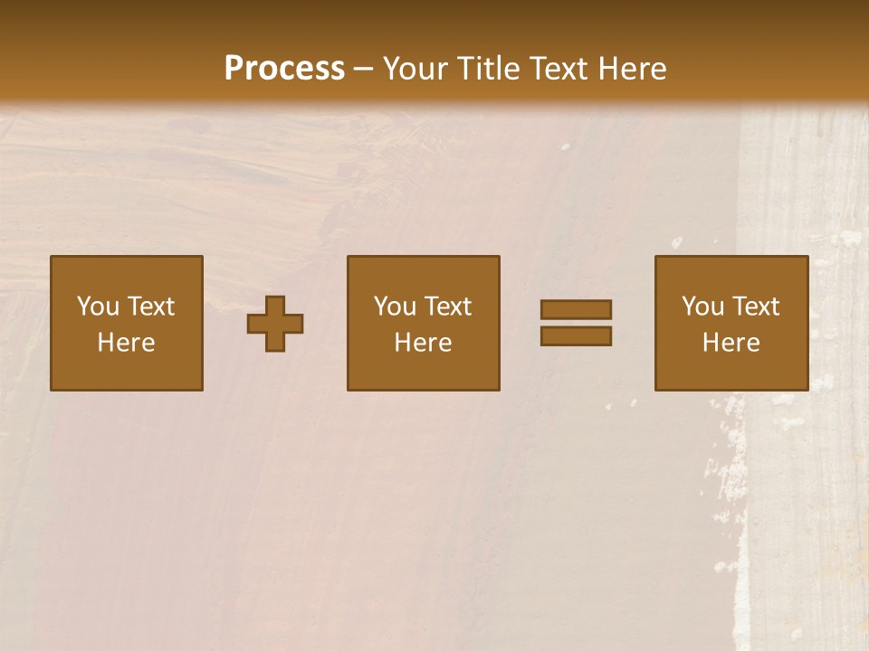 A Brown And Orange Abstract Background With A White Border PowerPoint Template